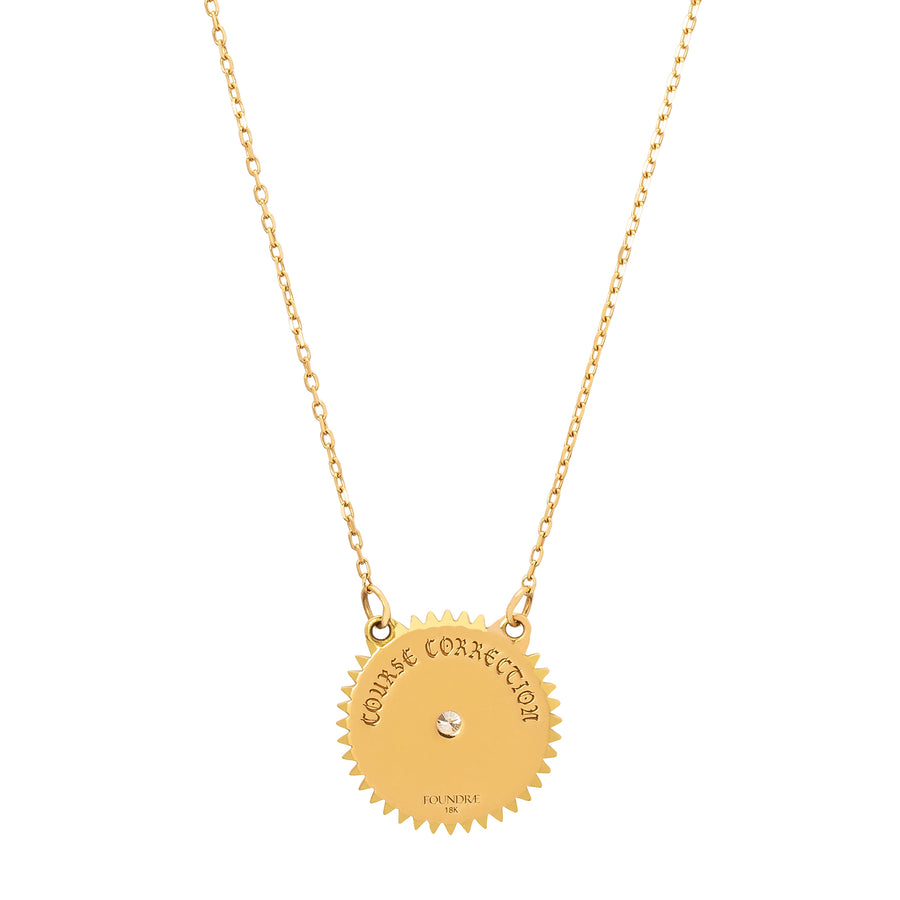 Foundrae Internal Compass Necklace - Broken English Jewelry