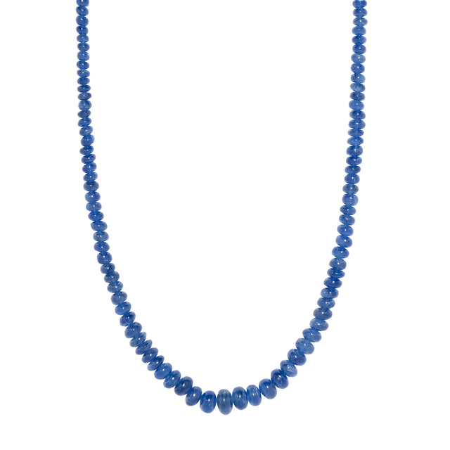 Azlee Bead Necklace - Sapphire - Necklaces - Broken English Jewelry
