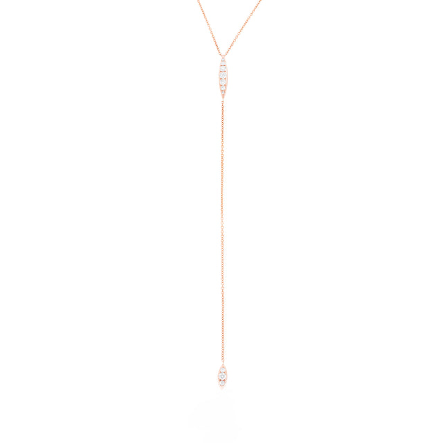 Carbon & Hyde Callalily Lariat - Broken English Jewelry