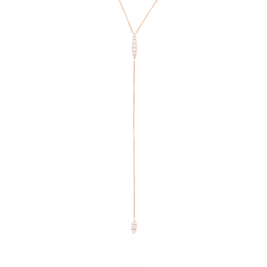 Carbon & Hyde Callalily Lariat - Broken English Jewelry