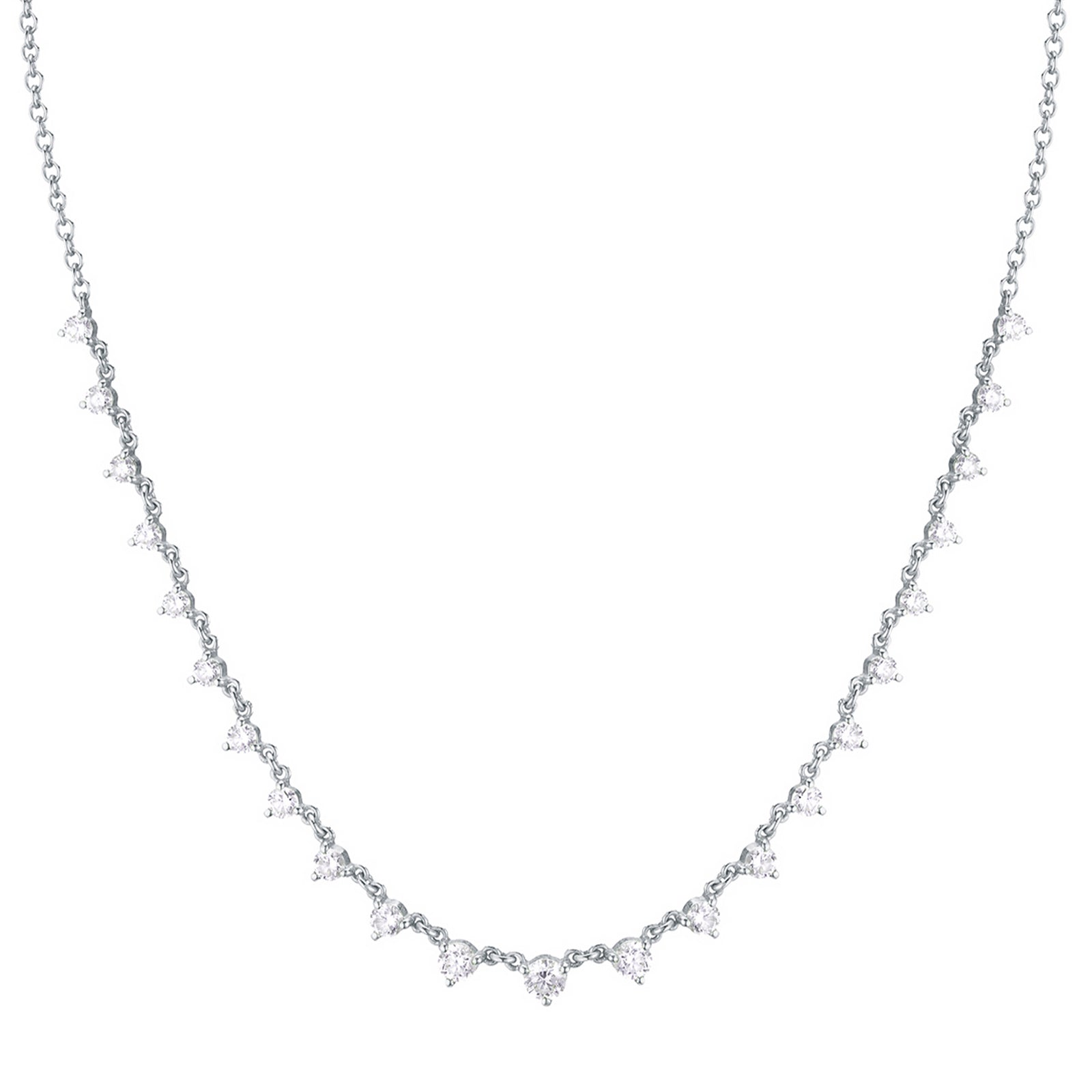 Carbon & Hyde Starstruck Necklace - White Gold - Broken English Jewelry