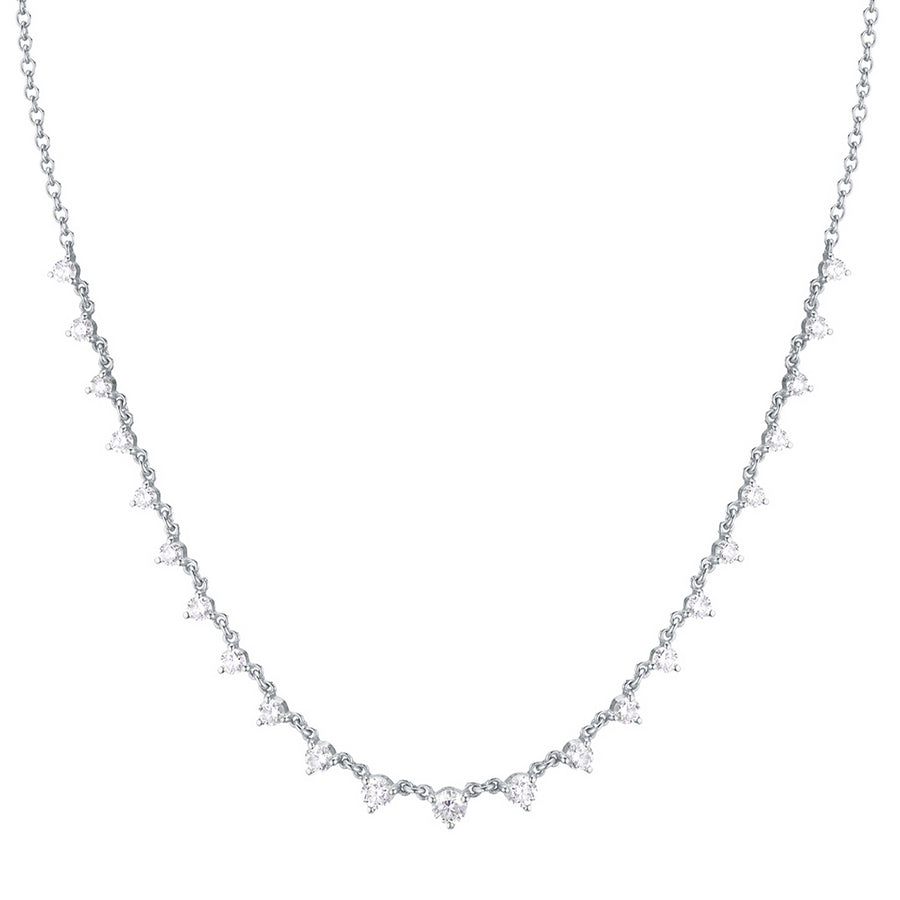 Carbon & Hyde Starstruck Necklace - White Gold - Broken English Jewelry