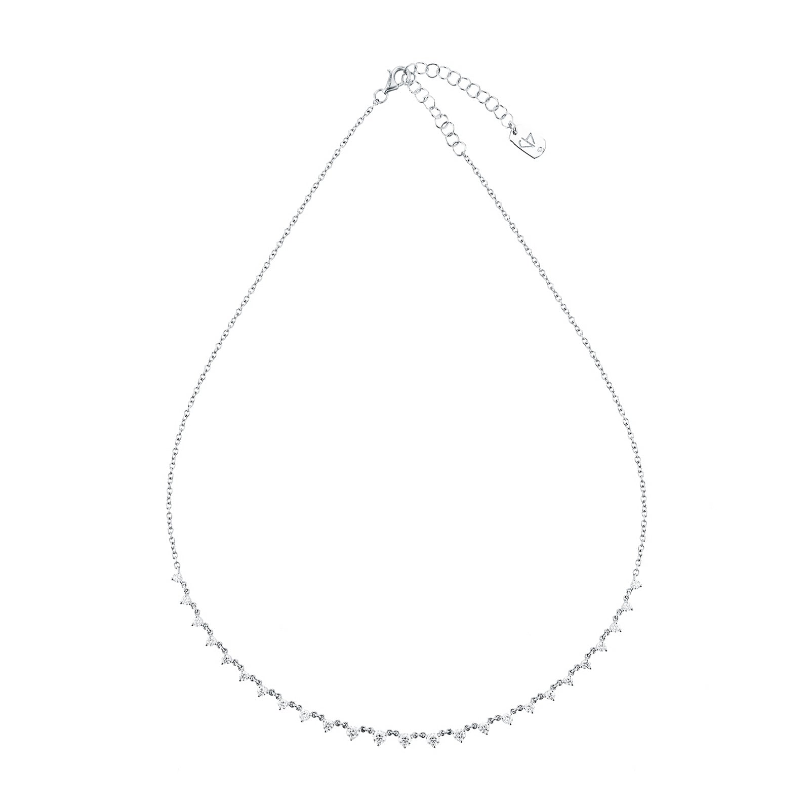 Carbon & Hyde Starstruck Necklace - White Gold - Broken English Jewelry