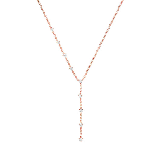 Sparkler Lariat - Rose Gold - Main Img