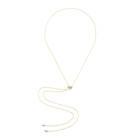 Gemma Slider Necklace - Yellow Gold