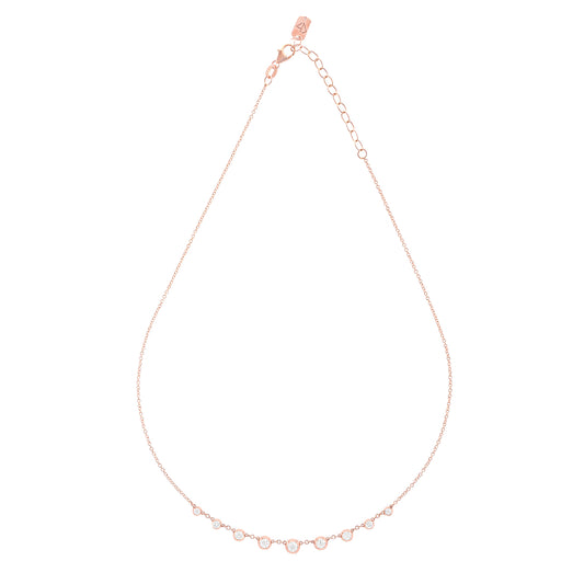 Rosette Starstruck Necklace - Rose Gold