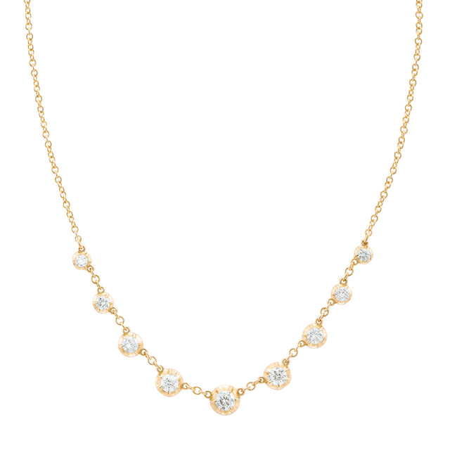 Carbon & Hyde Rosette Starstruck Necklace - Yellow Gold - Necklaces - Broken English Jewelry