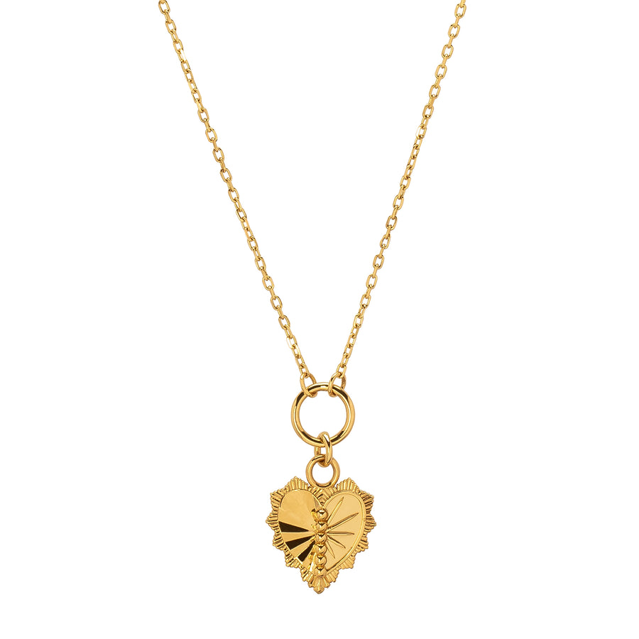 Foundrae Love Token Gold Necklace - 18" - Necklaces - Broken English Jewelry