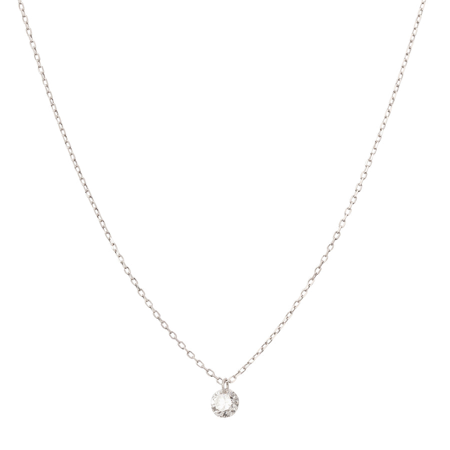 Persée Paris Danaé Diamond Necklace - White Gold - Broken English Jewelry