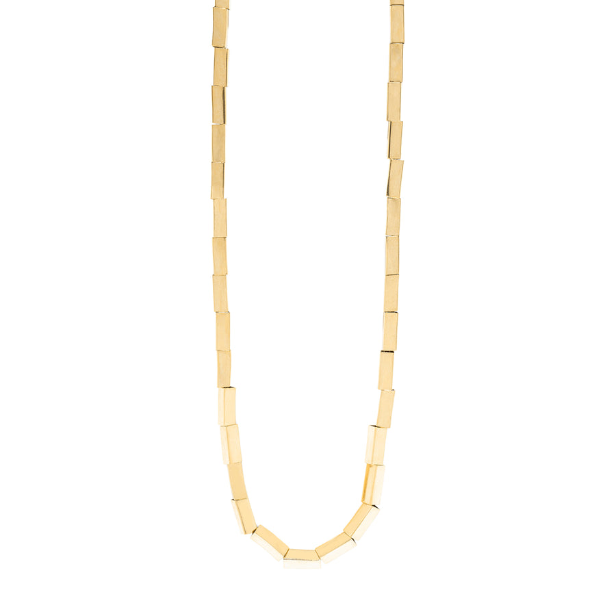 Āzlee Gold Bar Necklace - Large - Necklaces - Broken English Jewelry