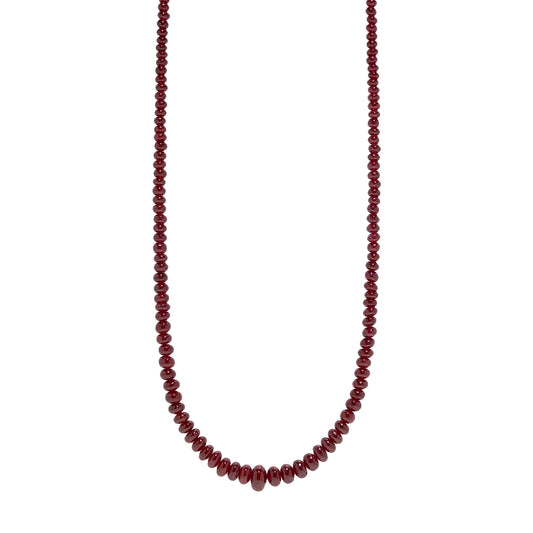 Bead Necklace - Ruby - Main Img