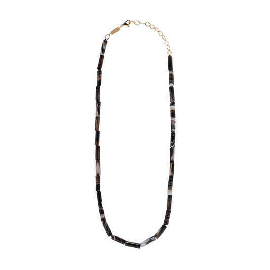 Bead Necklace - Agate
