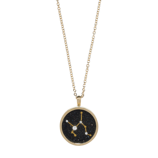 Azlee Zodiac Night Sky Necklace - Sagittarius - Necklaces - Broken English Jewelry