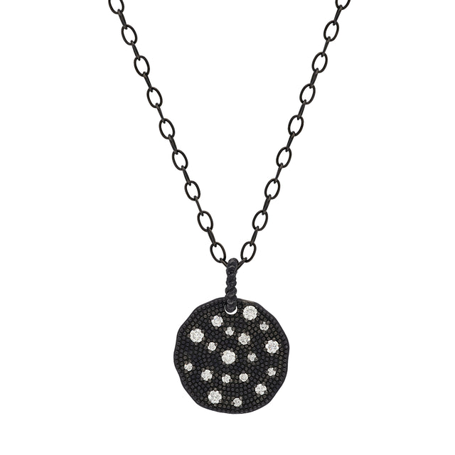 Nancy Newberg Texture Diamond Charm - Broken English Jewelry