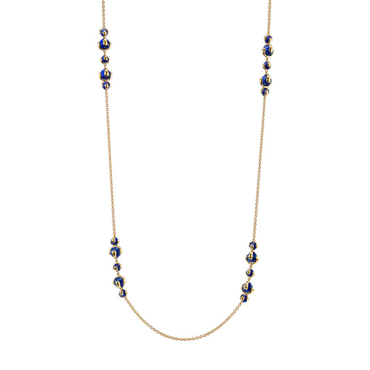 Cardan Cluster Necklace - Lapis - Main Img