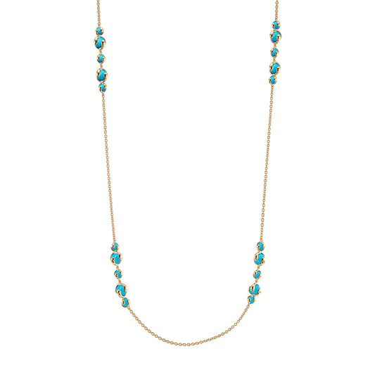 Cardan Cluster Necklace - Turquoise - Main Img