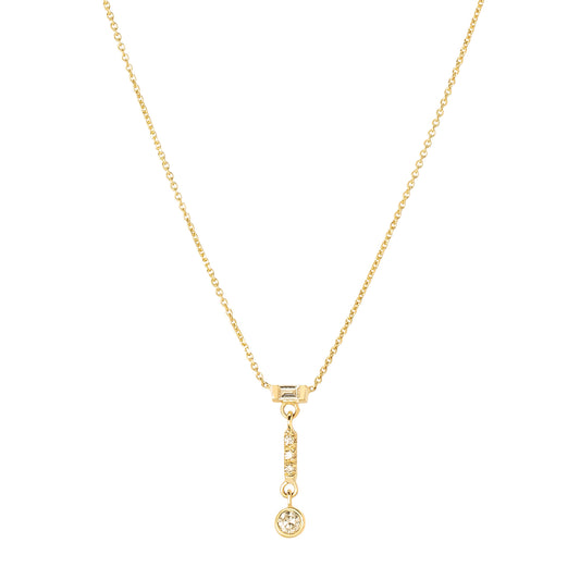 Gravity Single Dangle Necklace - Main Img