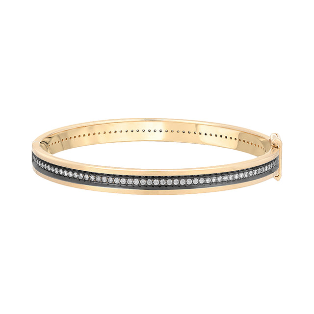 Nancy Newberg Narrow Single Line Bangle - Bracelets - Broken English Jewelry