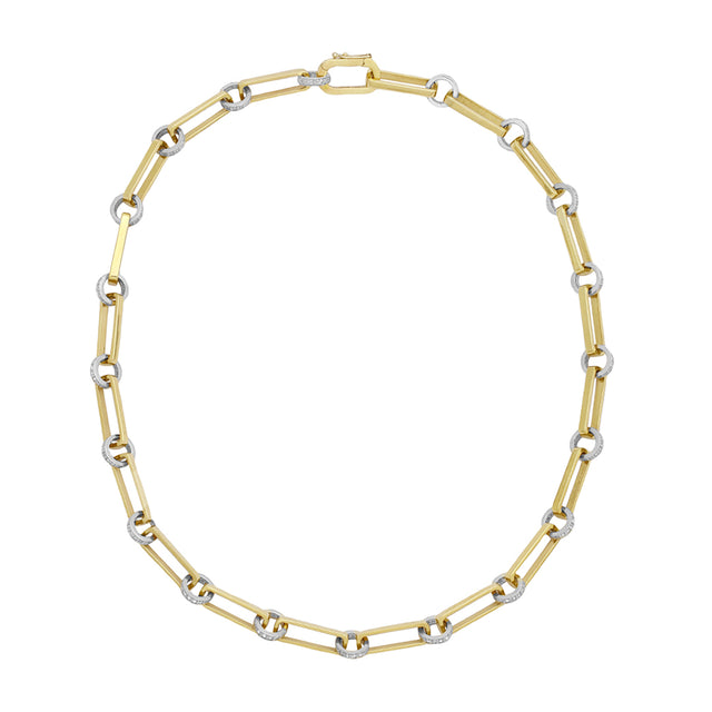 Nancy Newberg Oval Link Chain Necklace - Necklaces - Broken English Jewelry
