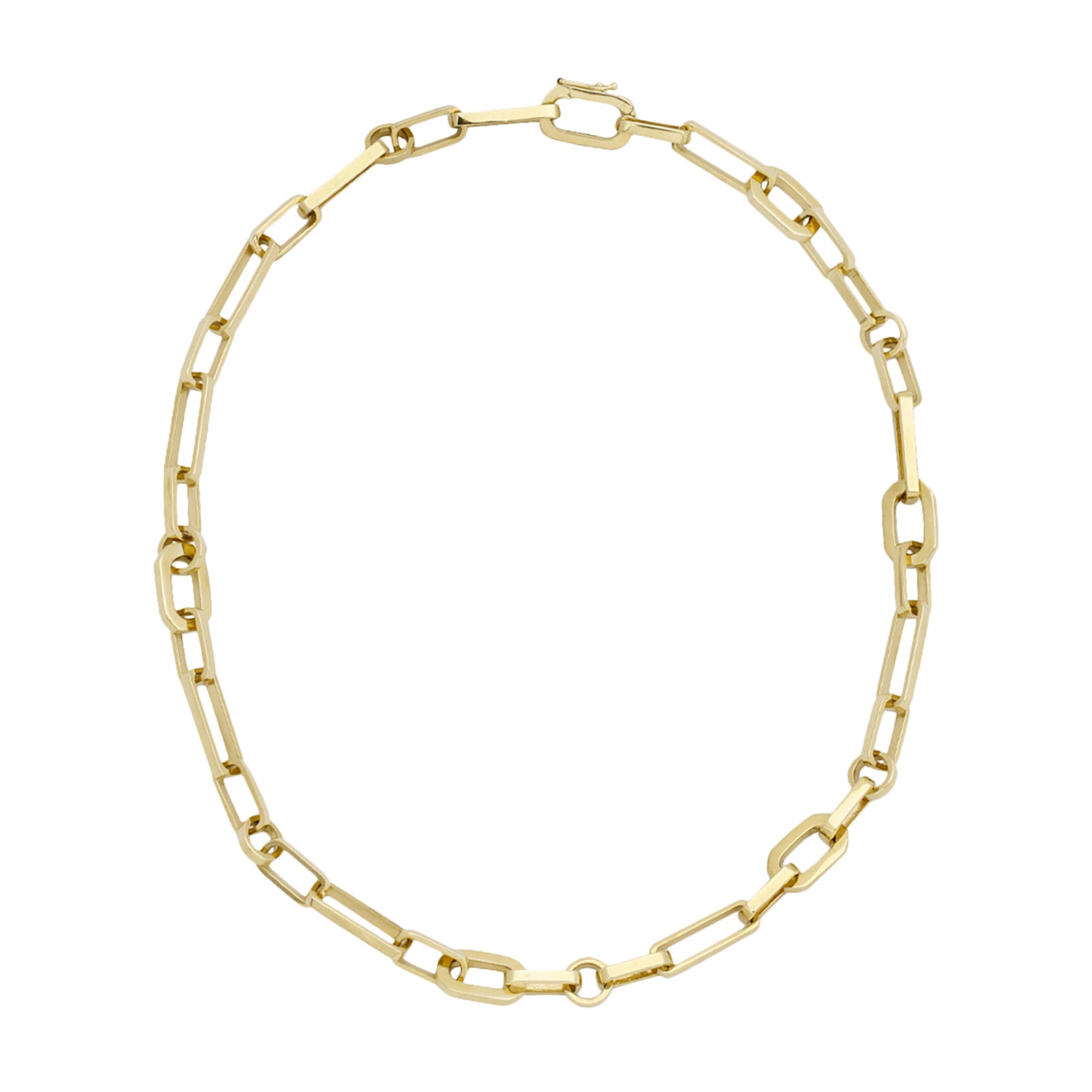 Nancy Newberg Mixed Link Chain Necklace - Necklaces - Broken English Jewelry