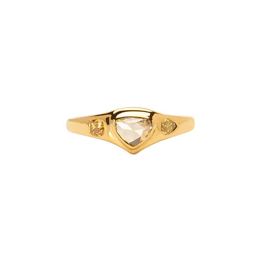 Neptune Ring - Rose Cut Diamond - Main Img