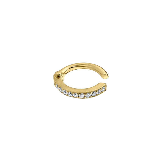Borgioni Pave Handcuff Earcuff - Broken English Jewelry