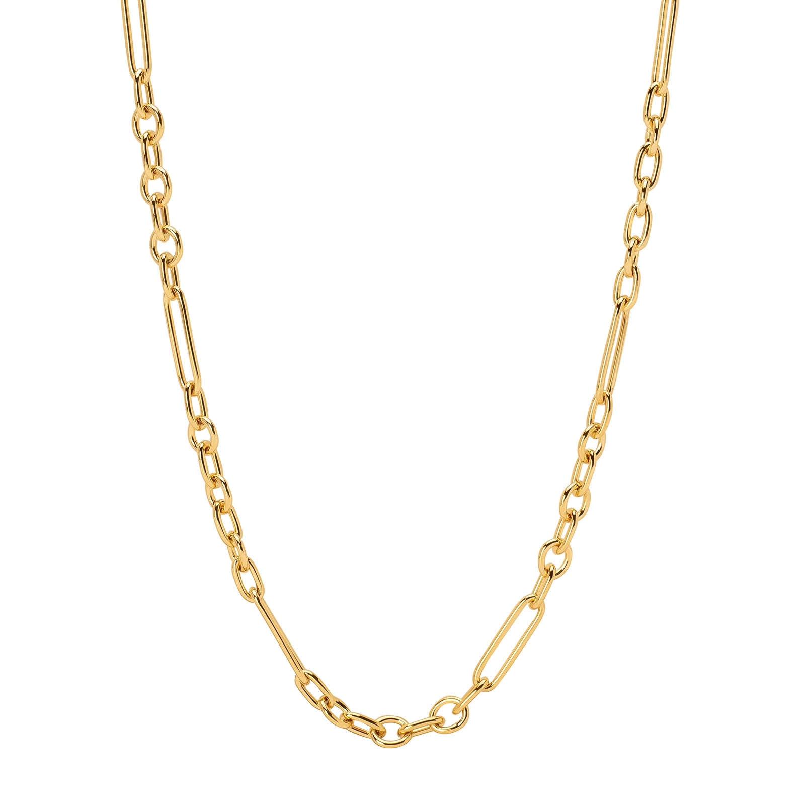 Foundrae Small Mixed Clip Chain - 18" - Necklaces - Broken English Jewelry