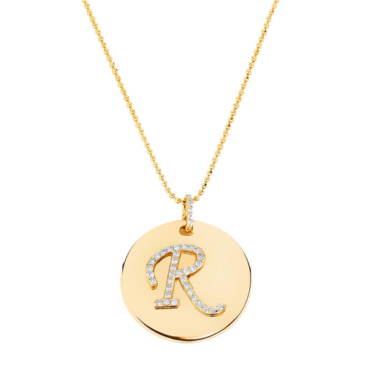 Renata Custom Necklace - Yellow Gold - Main Img