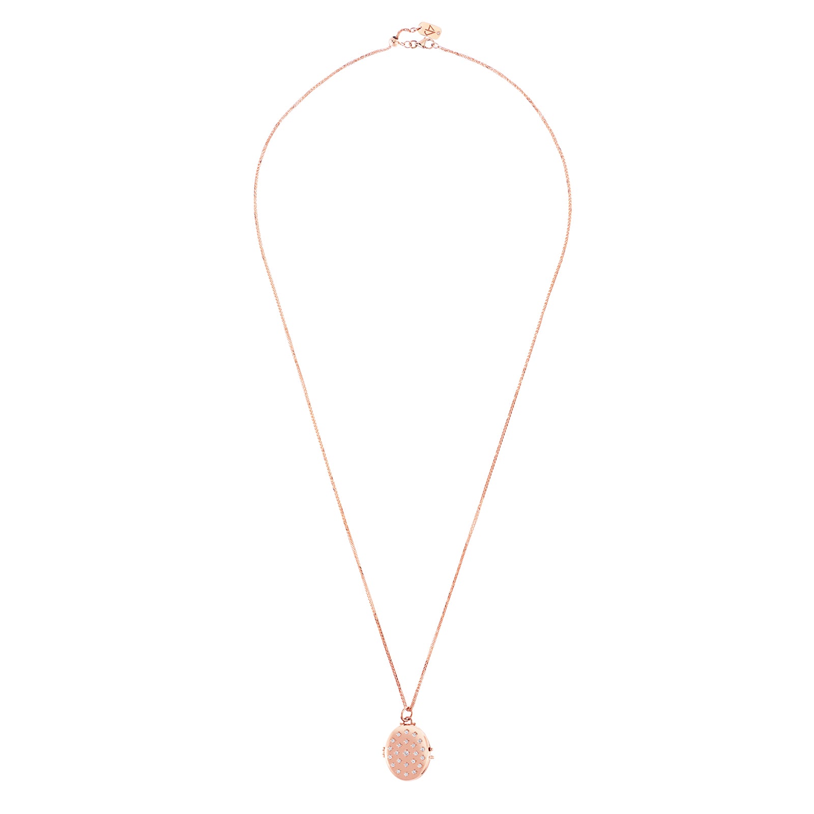 Carbon & Hyde Etoile Locket Necklace - Rose Gold - Necklaces - Broken English Jewelry