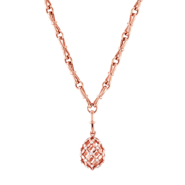 Carbon & Hyde Anastasia Necklace - Rose Gold - Broken English Jewelry