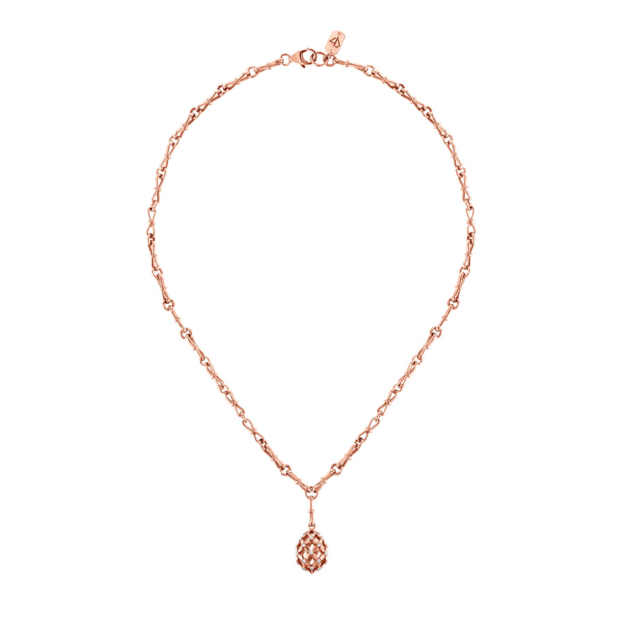 Carbon & Hyde Anastasia Necklace - Rose Gold - Broken English Jewelry