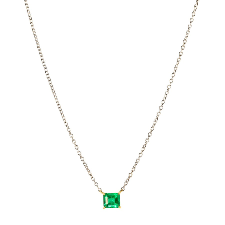 Ara Vartanian Pendant Necklace - Emerald - Necklaces - Broken English Jewelry