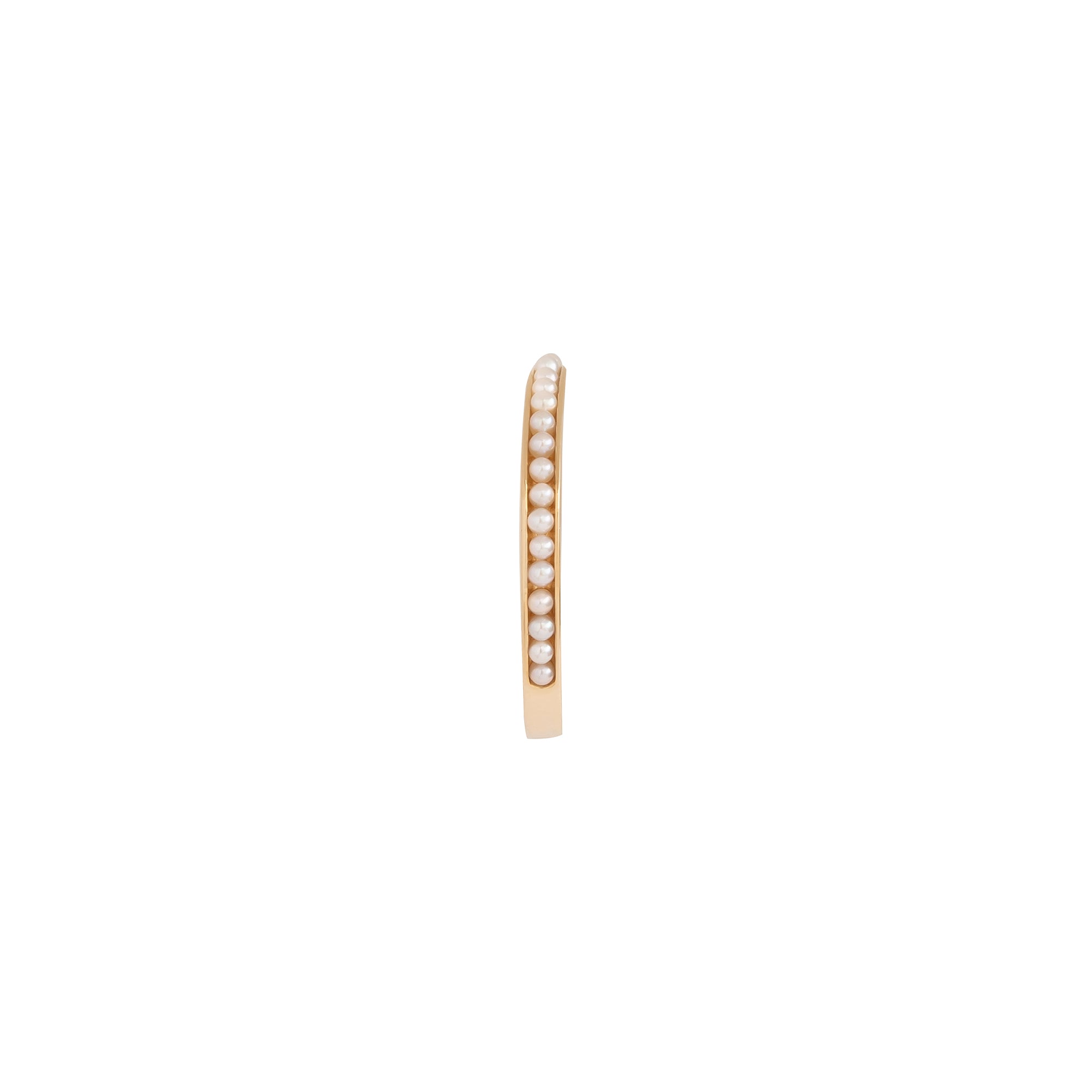 Hirotaka Baby Pearl Ear Cuff - Gold (M) - Broken English Jewelry