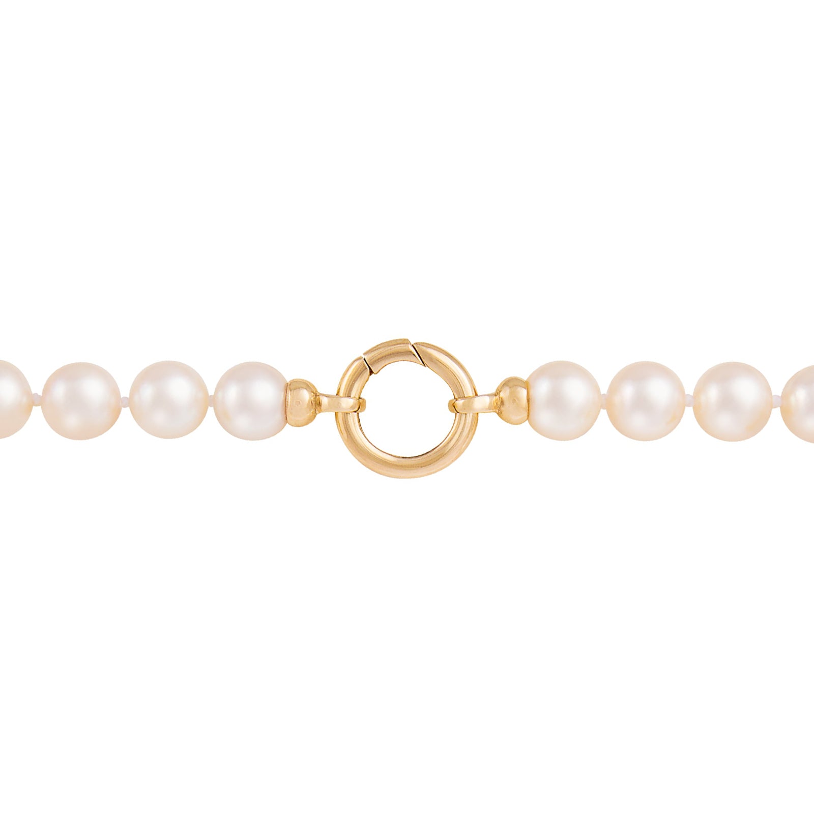 Storrow 8.5mm Japanese Akoya Pearl Howie Necklace - 18" - Necklaces - Broken English Jewelry