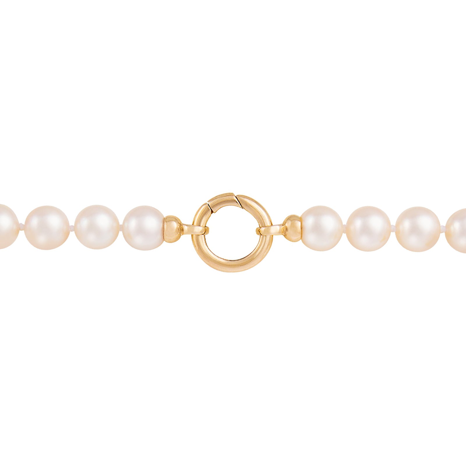Storrow 8.5mm Japanese Akoya Pearl Howie Necklace - 22" - Necklaces - Broken English Jewelry