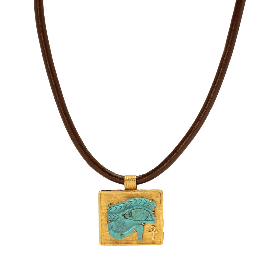 Silvia Furmanovich Egypt Eye of Horus Pendant Necklace - Necklaces - Broken English Jewelry