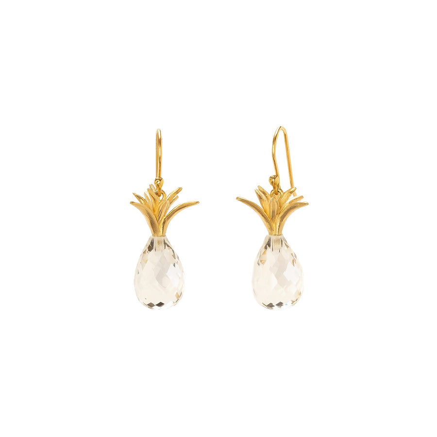 Annette Ferdinandsen Pineapple Earrings - Crystal - Earrings - Broken English Jewelry