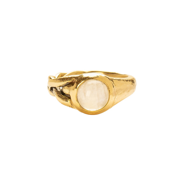 Pamela Love Helia I Ring - Moonstone - Rings - Broken English Jewelry