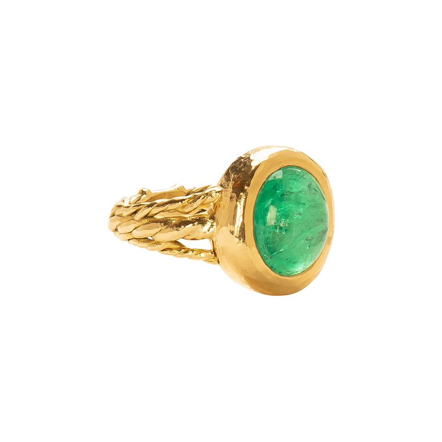 Pamela Love Calliope Ring - Emerald - Rings - Broken English Jewelry