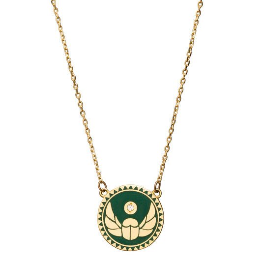 Protection Enamel Necklace - Main Img