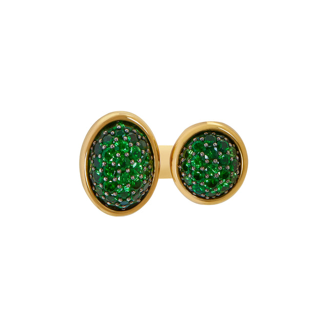 VRAM 2TAU Ring - Tsavorite - Broken English Jewelry