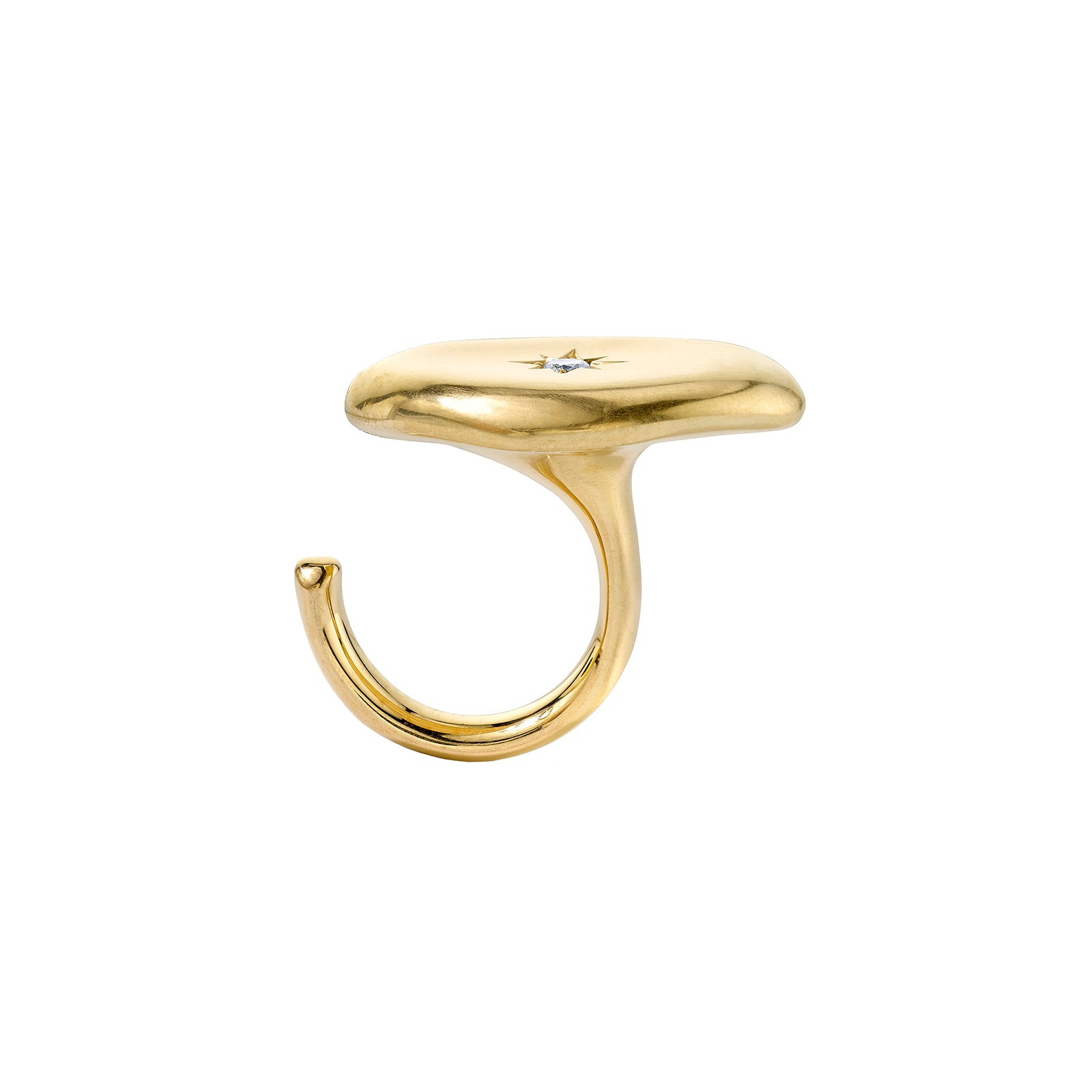VRAM Colony I Ring - Yellow Gold - Broken English Jewelry