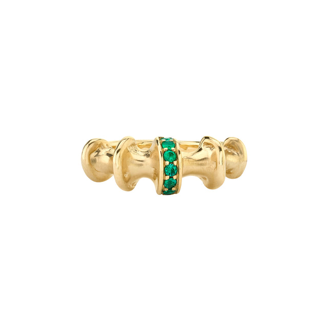 VRAM Chrona Band - Emerald - Broken English Jewelry