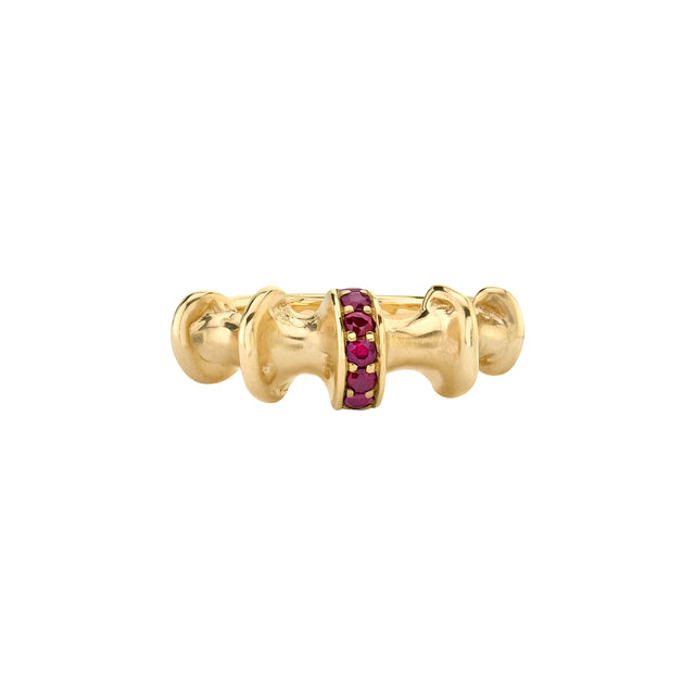 VRAM Chrona Band - Ruby - Broken English Jewelry