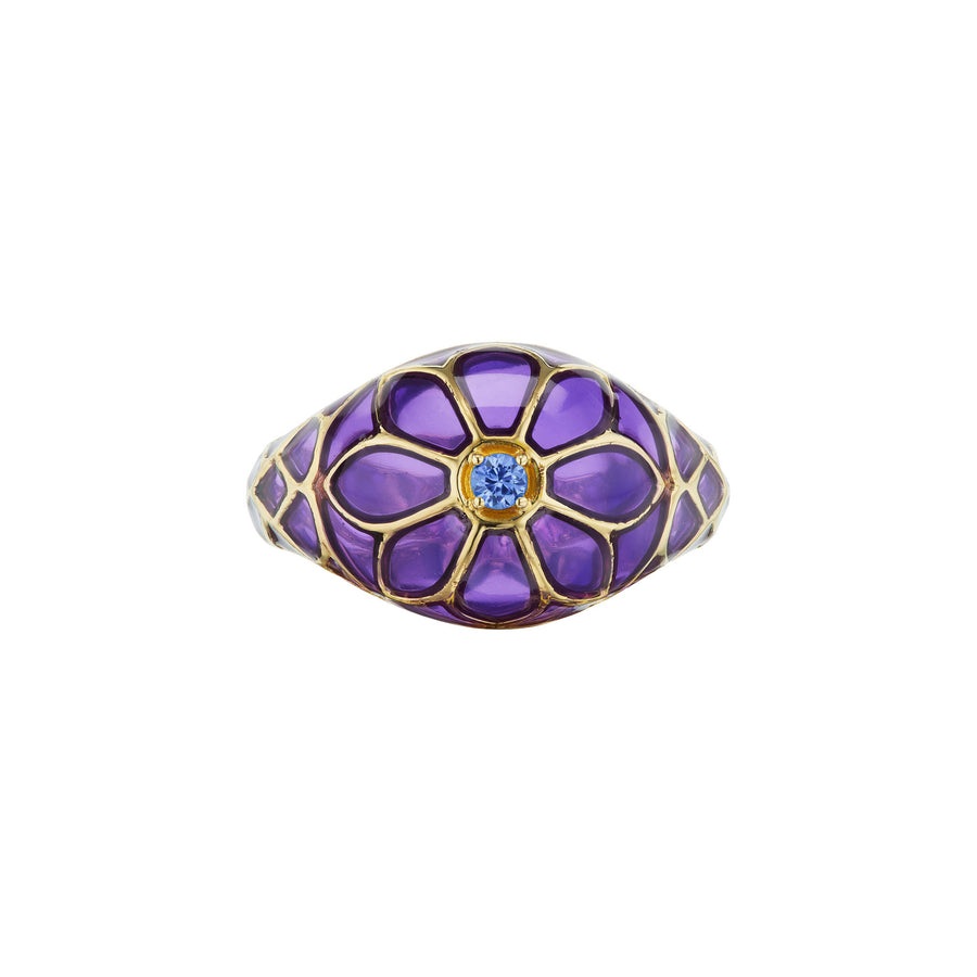 Ark Lalita Aura Ring - Violet - Rings - Broken English Jewelry