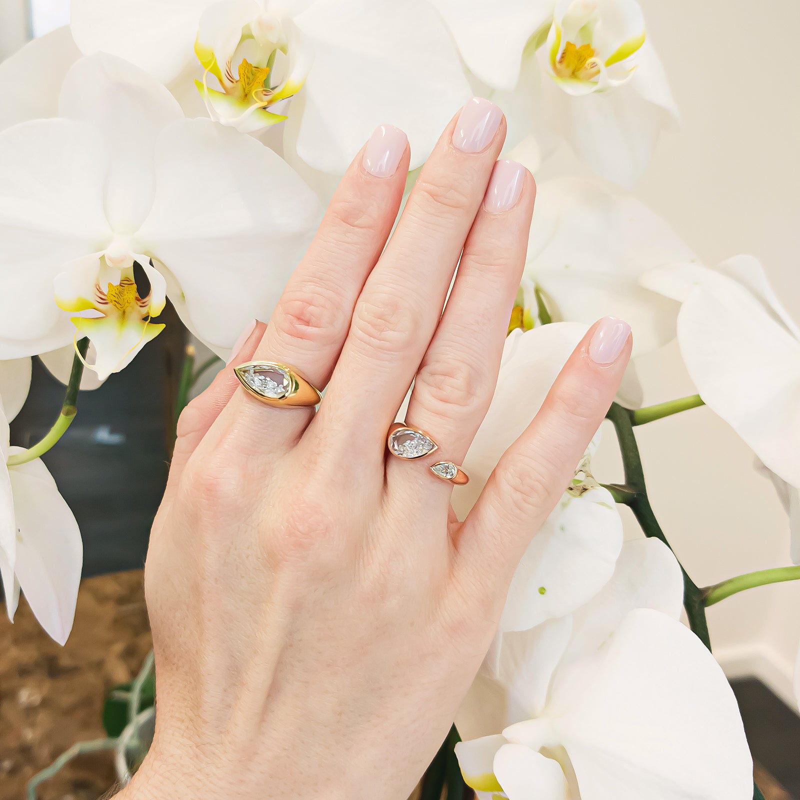 Moritz Glik Pera Diamond Shaker Ring - Rings - Broken English Jewelry