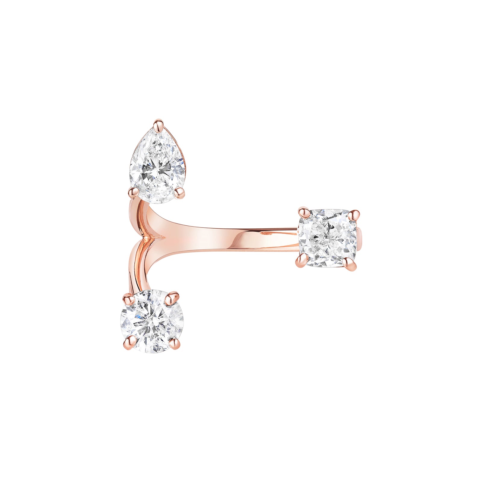 Carbon & Hyde Royal Throne Ring - Rose Gold - Rings - Broken English Jewelry