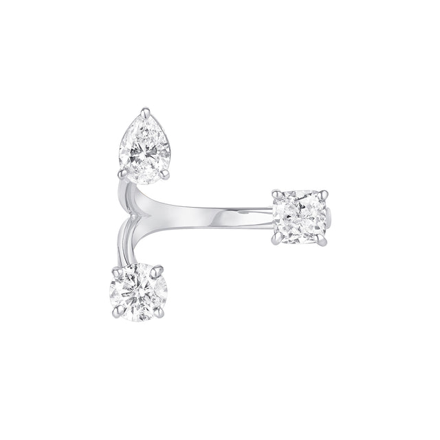 Carbon & Hyde Royal Throne Ring - White Gold - Rings - Broken English Jewelry