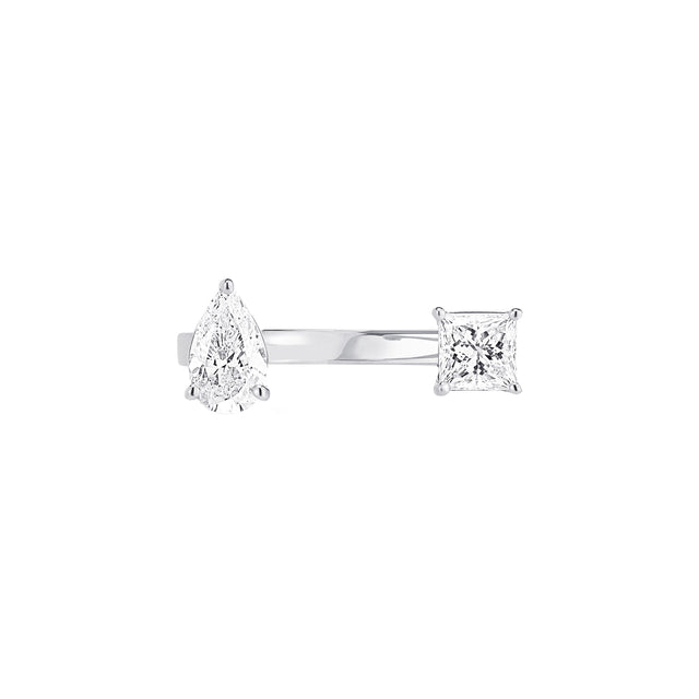 Carbon & Hyde Reign Ring - White Gold - Rings - Broken English Jewelry