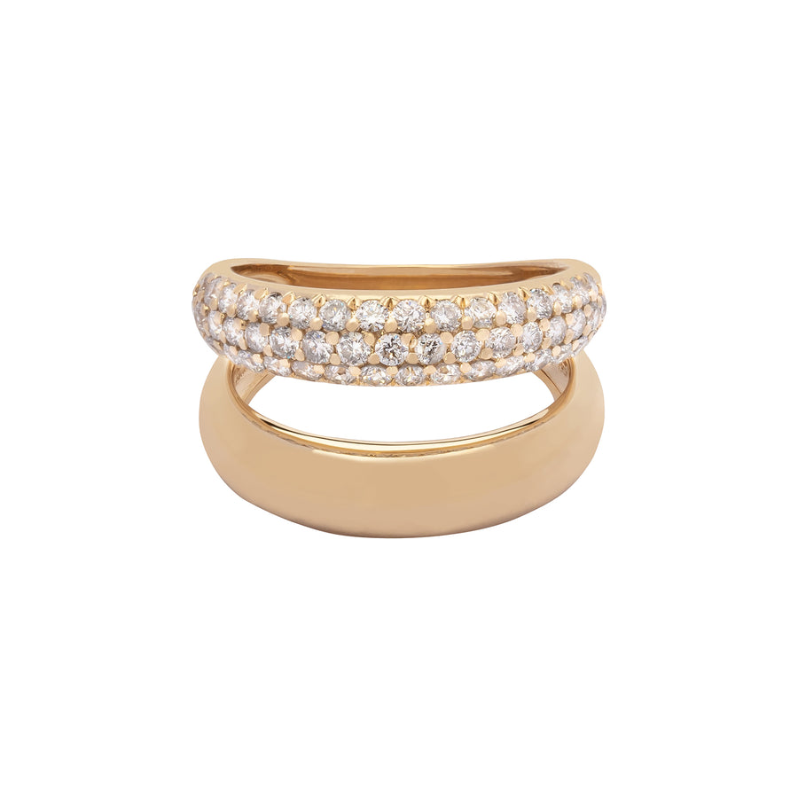 Carbon & Hyde Gemini Ring - Yellow Gold - Rings - Broken English Jewelry